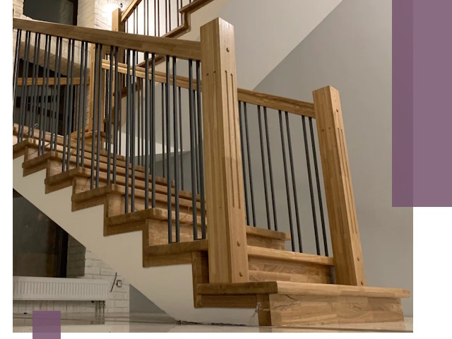 Реставрация деревянных и металлических лестниц в Североморске