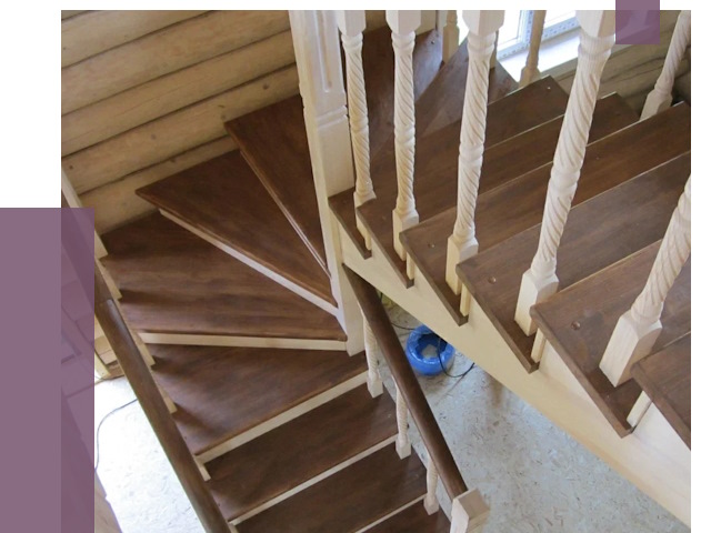 Реставрация деревянных лестниц в Североморске от 4493 руб.