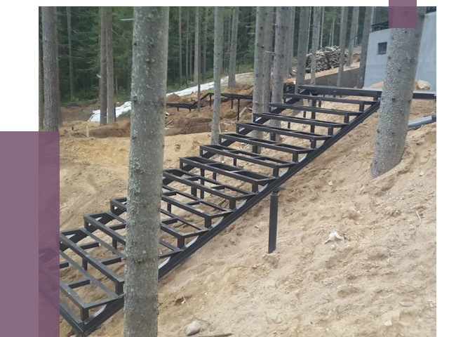 Монтаж металлических лестниц в Североморске от 14174 руб. 