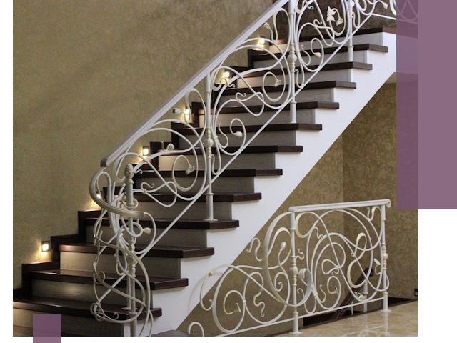 Кованые лестницы под ключ в Североморске — изготовление и монтаж