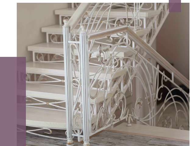 Изготовление кованых лестниц на заказ в Североморске от 90925 руб. | ПРОЛЁТ-Свм