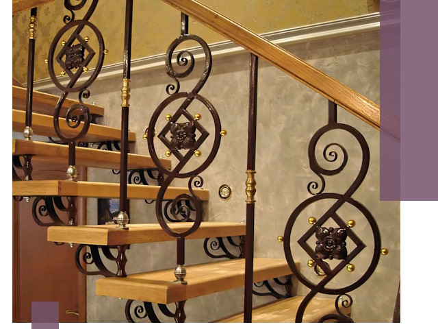 Изготовление кованых лестниц под ключ в Североморске