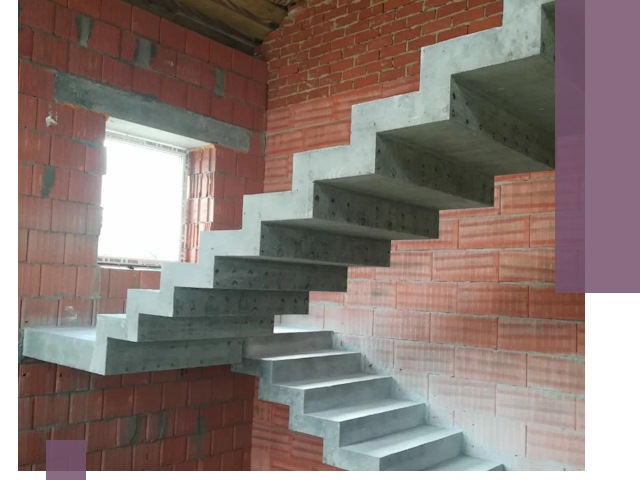 Бетонные лестницы под ключ в Североморске: монтаж, демонтаж, ремонт