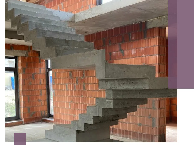 Изготовление бетонных лестниц под ключ в Североморске