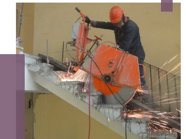 Демонтаж бетонных лестниц в Североморске от 4814 руб. за м2 | ПРОЛЁТ-Свм