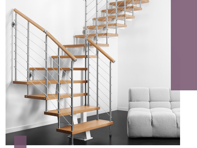 Модульные лестницы под ключ в Североморске — монтаж и изготовление