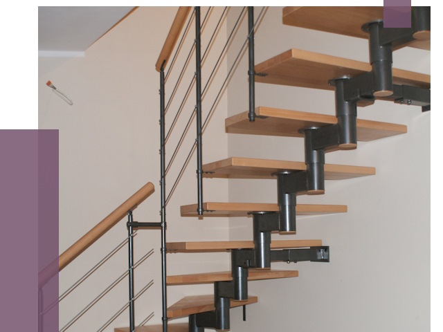 Изготовление модульных лестниц в Североморске от 12034 руб. 