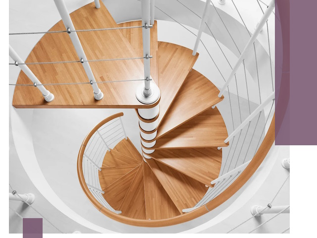 Изготовление винтовых лестниц под ключ в Североморске