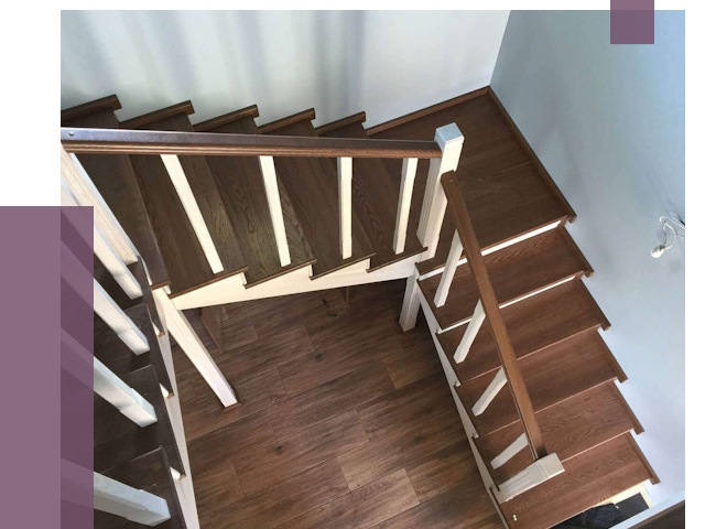 Изготовление П-образных лестниц в Североморске от 15885 руб.