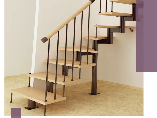 Монтаж лестниц на больцах в Североморске — быстро и надежно