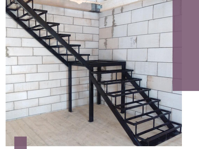 Лестницы на металлокаркасе под ключ в Североморске — изготовление и монтаж