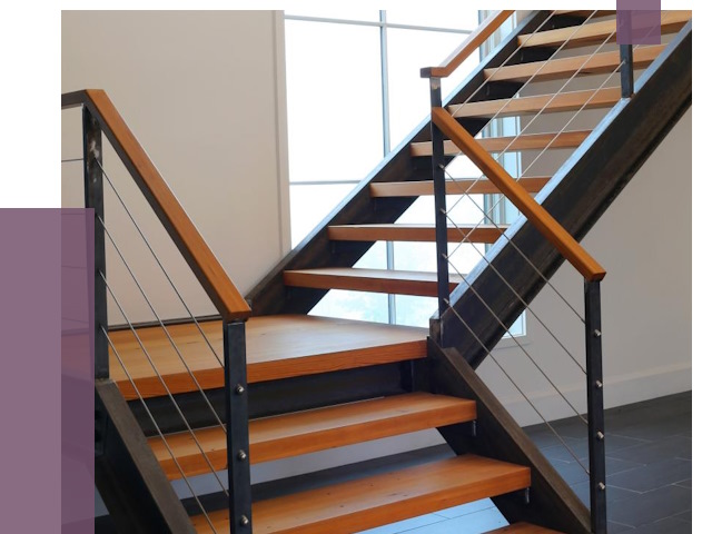 Изготовление лестниц на металлокаркасе в Североморске от 19789 руб. | ПРОЛЁТ-Свм