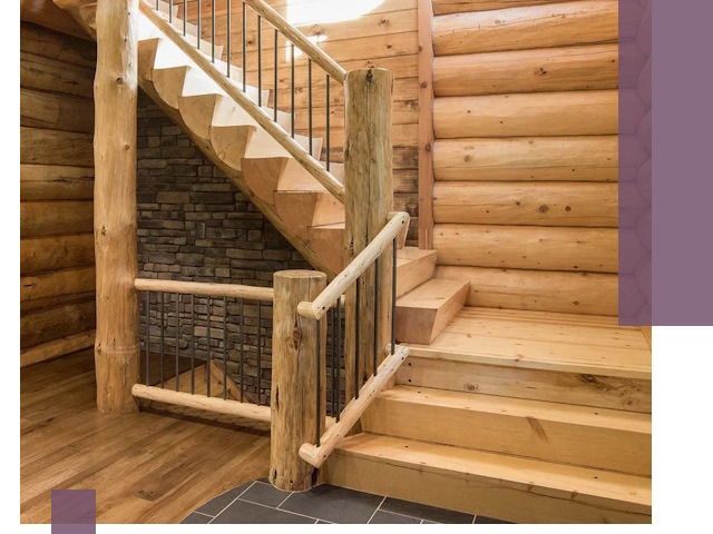 Лестницы в баню под заказ и профессиональный монтаж в Североморске