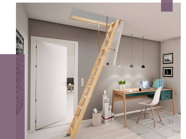 Чердачные лестницы в Североморске — от 15243 руб. | ПРОЛЁТ-Свм