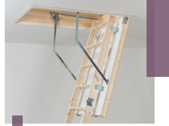 Установка чердачной лестницы под ключ в Североморске