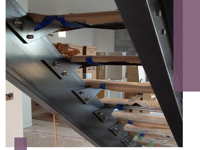 Усиление лестничных конструкций и усиление опор в Североморске