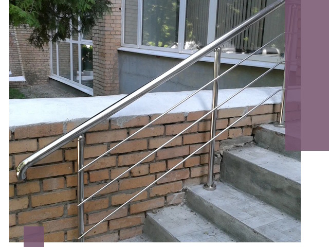 Перила из нержавеющей стали высокого качества в Североморске