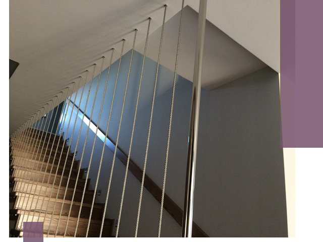 Тросовые перила под ключ в Североморске — производство и монтаж