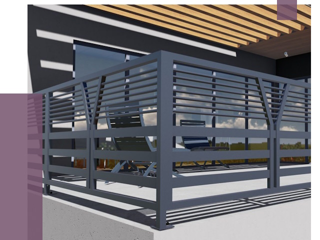 Изготовление балконных ограждений в Североморске от 11232 руб. | ПРОЛЁТ-Свм