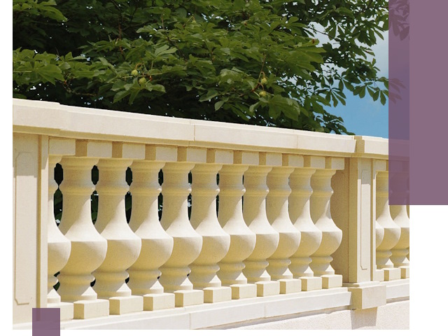 Установка балюстрады в Североморске: изготовление и монтаж под ключ