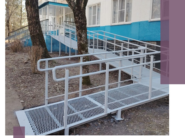 Пандусы под ключ в Североморске: изготовление, монтаж и демонтаж