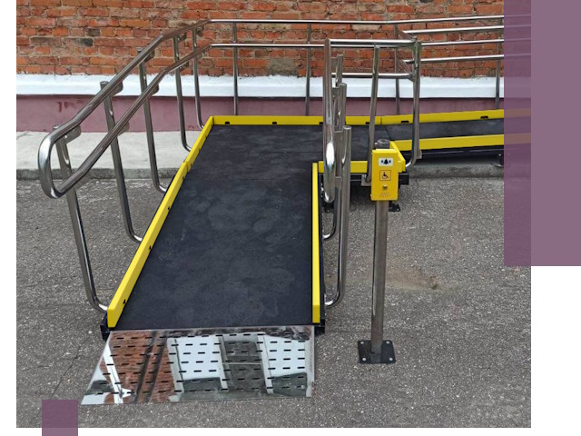 Изготовление наклонных пандусов для инвалидов в Североморске