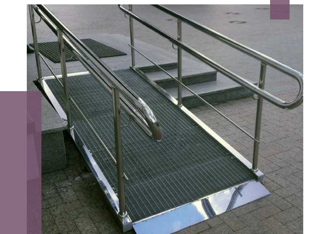 Монтаж пандусов для инвалидов в Североморске от 9007 руб. под ключ | ПРОЛЁТ-Свм