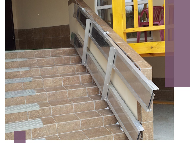 Откидные пандусы под ключ в Североморске — монтаж и демонтаж