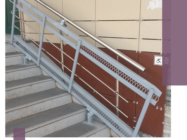 Изготовление откидных пандусов под ключ в Североморске