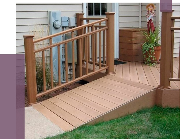 Пандус на крыльцо в Североморске под ключ от 8130 руб. 