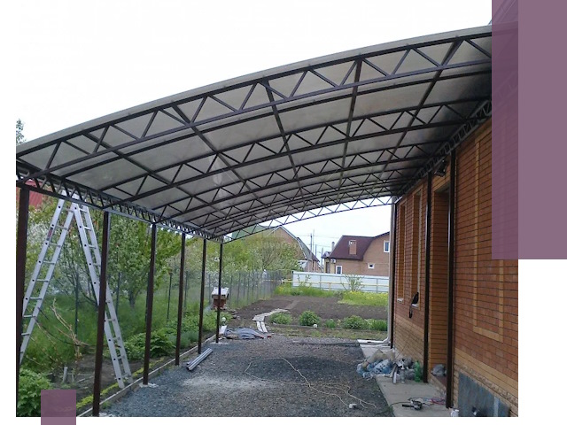 Профессиональный монтаж навесов под ключ в Североморске