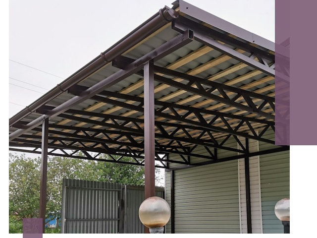 Навесы под ключ в Североморске: изготовление, монтаж и гарантия