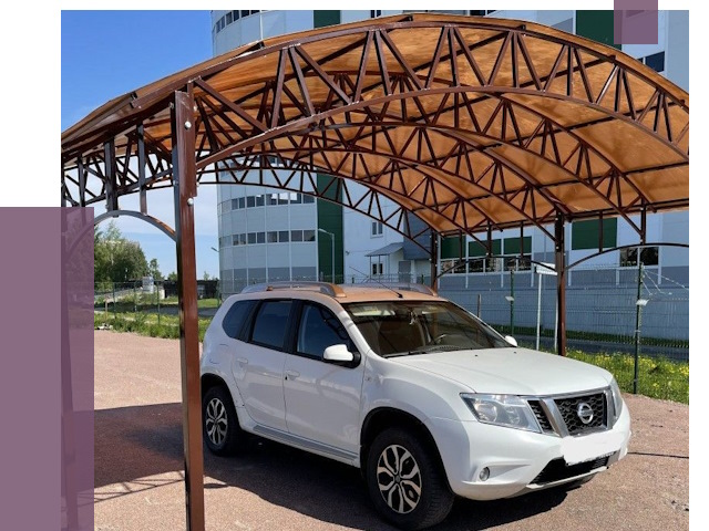 Недорогие навесы в Североморске от 44927 руб.  | ПРОЛЁТ-Свм