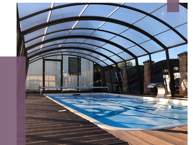 Навесы для бассейна в Североморске от 17543 руб. под ключ | ПРОЛЁТ-Свм