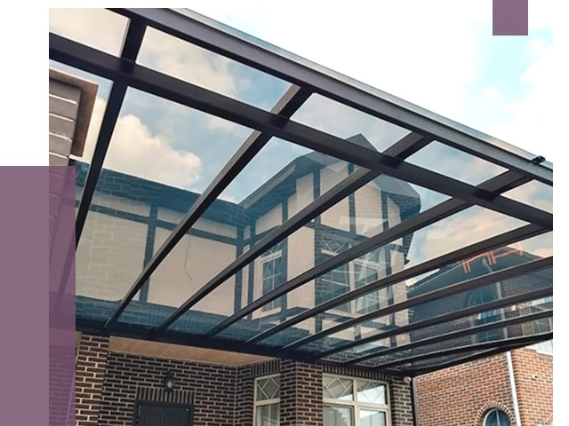 Навесы из поликарбоната в Североморске от 9007 руб. под ключ — ПРОЛЁТ-Свм