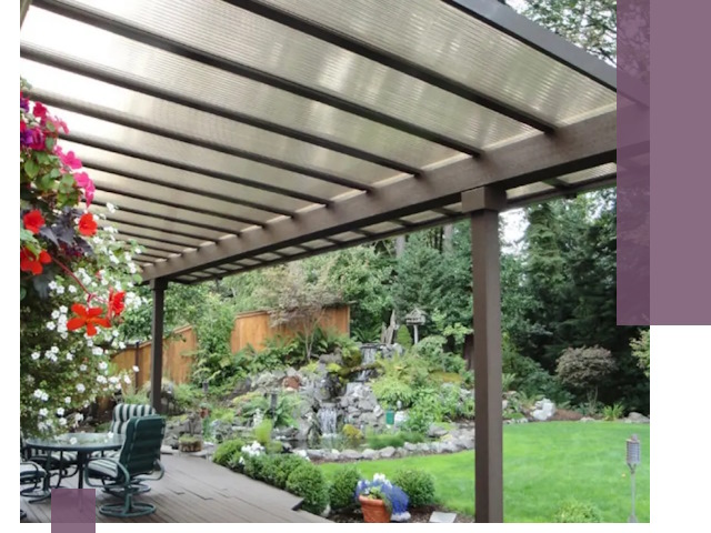 Навесы из поликарбоната под ключ в Североморске быстро и надёжно