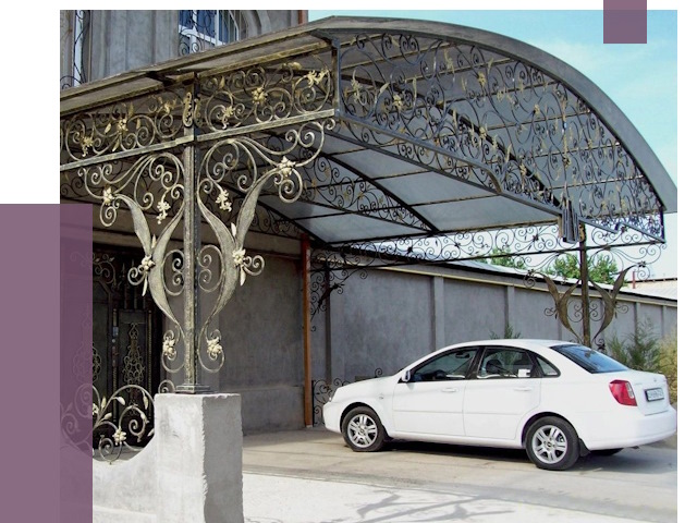 Кованые навесы в Североморске от 15243 руб. | ПРОЛЁТ-Свм
