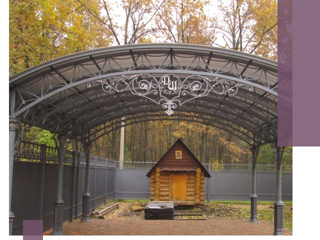 Кованые навесы премиум-класса под заказ в Североморске