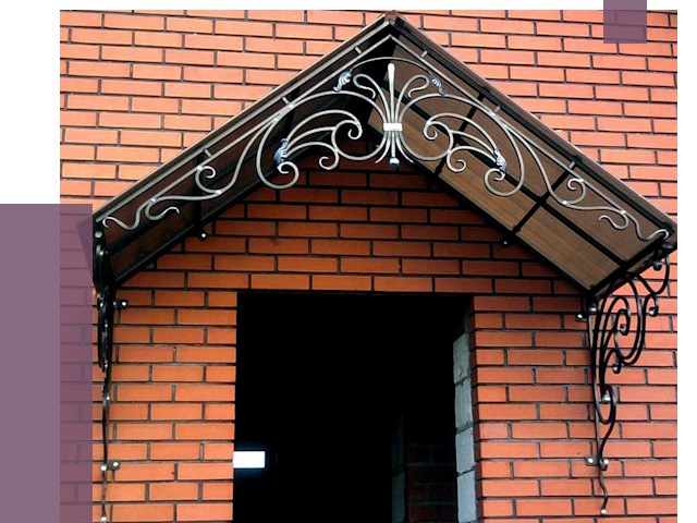 Металлические козырьки в Североморске от 11178 руб. 