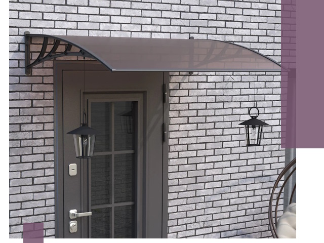 Недорогие козырьки и навесы под ключ в Североморске