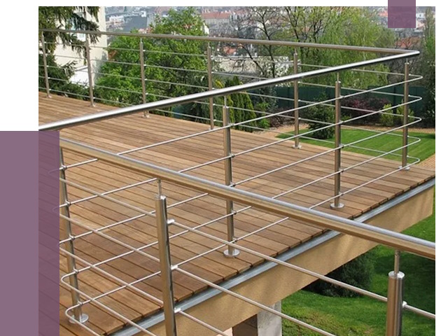 Алюминиевые парапеты в Североморске под ключ от 8130 руб. 