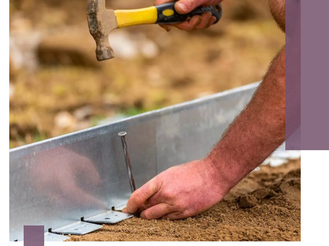 Монтаж металлических бордюров в Североморске быстро и качественно