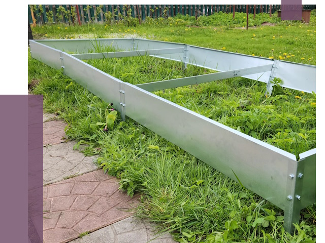 Металлические бордюры для грядок в Североморске от 1872 руб.