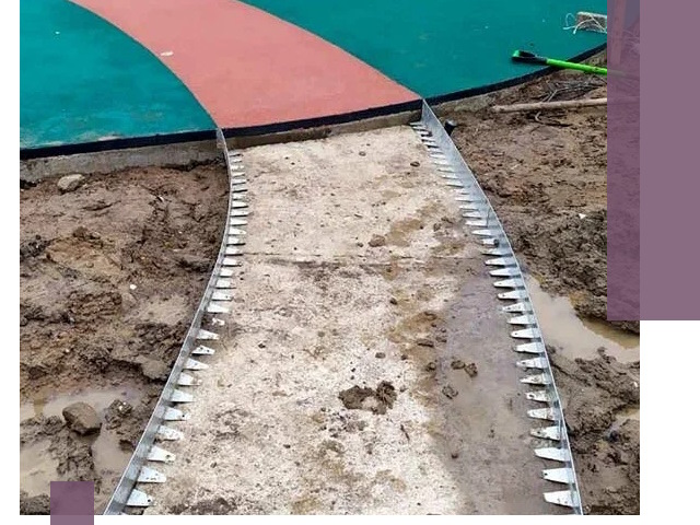 Металлические бордюры для дорожек в Североморске — монтаж и изготовление