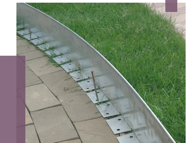 Металлические бордюры для тротуаров в Североморске от 9092 руб.