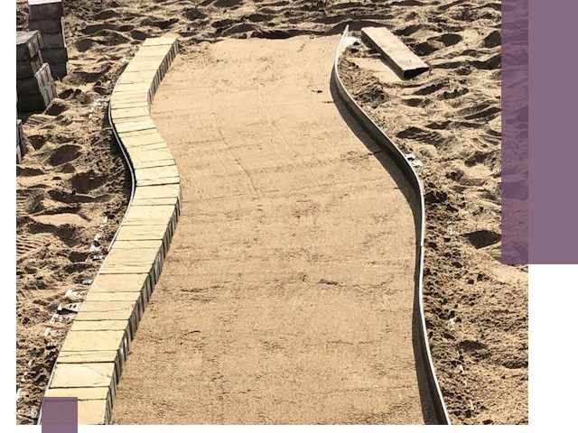 Металлические бордюры для тротуаров в Североморске — прочные и долговечные