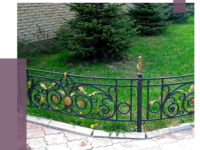 Кованые газонные ограждения в Североморске от 7969 руб. — ПРОЛЁТ-Свм
