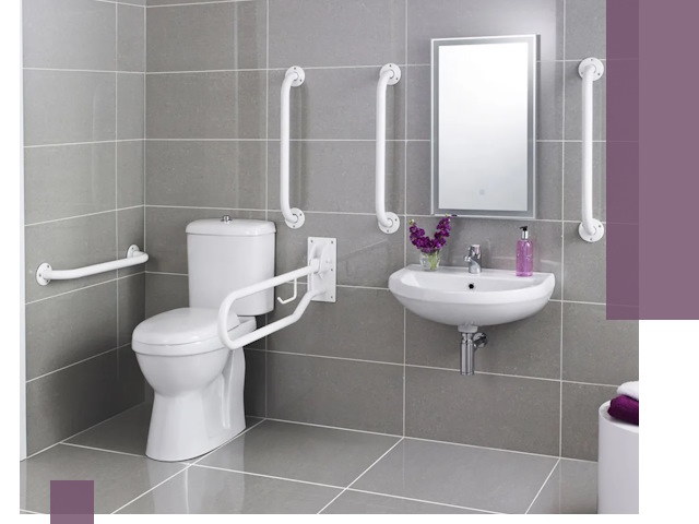 Поручни для санузлов в Североморске: установка, ремонт и монтаж