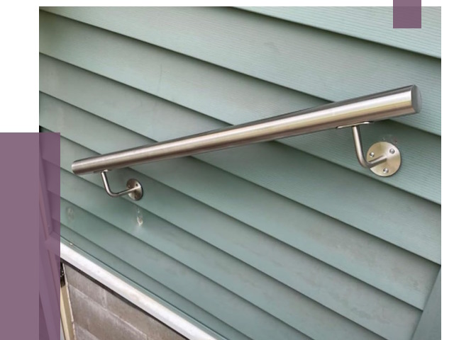 Поручни из нержавеющей стали в Североморске от 8023 руб.  | ПРОЛЁТ-Свм